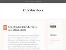 Tablet Screenshot of cenaturaleza.org